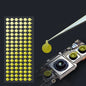 100Pcs Protective Stickers for iPhone Camera Infrared Dot Matrix | High Temperature Dust Stickers