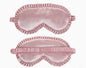 Silk Sleep Mask with Elastic Band and Lace Trim | Lightproof Breathable Eye Cover