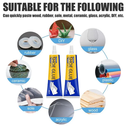 Shoe Repairing Adhesive | Universal Strong Shoemaker Glue for Leather, Rubber, and Plastic
