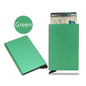 RFID Blocking Metal Wallet | Slim Pop Up Card Holder for Men and Women