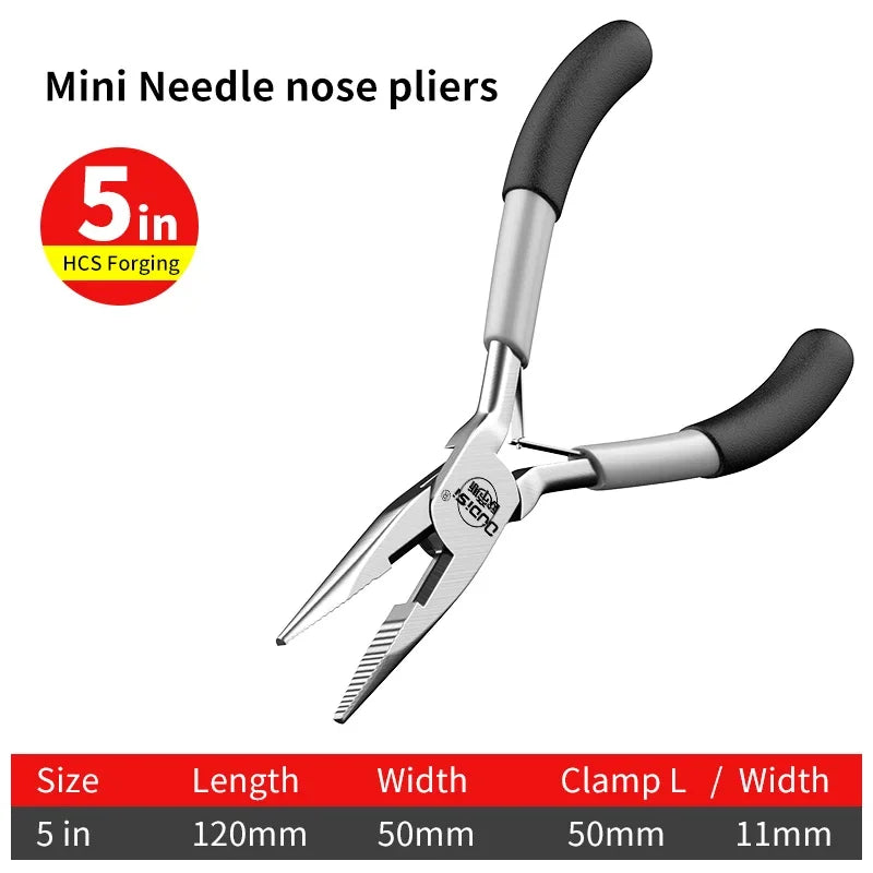 Mini Pliers Set for Jewelry Making and DIY | Multifunctional Carbon Steel Pliers