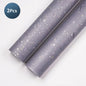 23.6 Inch Floral Wrap Set | DIY Bouquet Wrapping Paper with Gold and Silver Sparkle