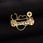 Custom Any Logo Image Brooch Stainless Steel Pins For Men Gentlemen Clothing Accessories Wedding Birthday Brooches Jewelry Gift
