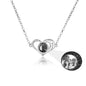 Love projection necklace with customizable photos memory of love Valentin