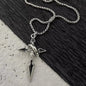 Cross Pendant Gold/Silver Plated Necklace Stainless Steel Link Chain Charm Choker Statement Men Jewelry Accessories Gifts