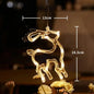 Christmas Window Decor LED Lights | Snowflake Tree Star Deer Sucker Lights for Xmas