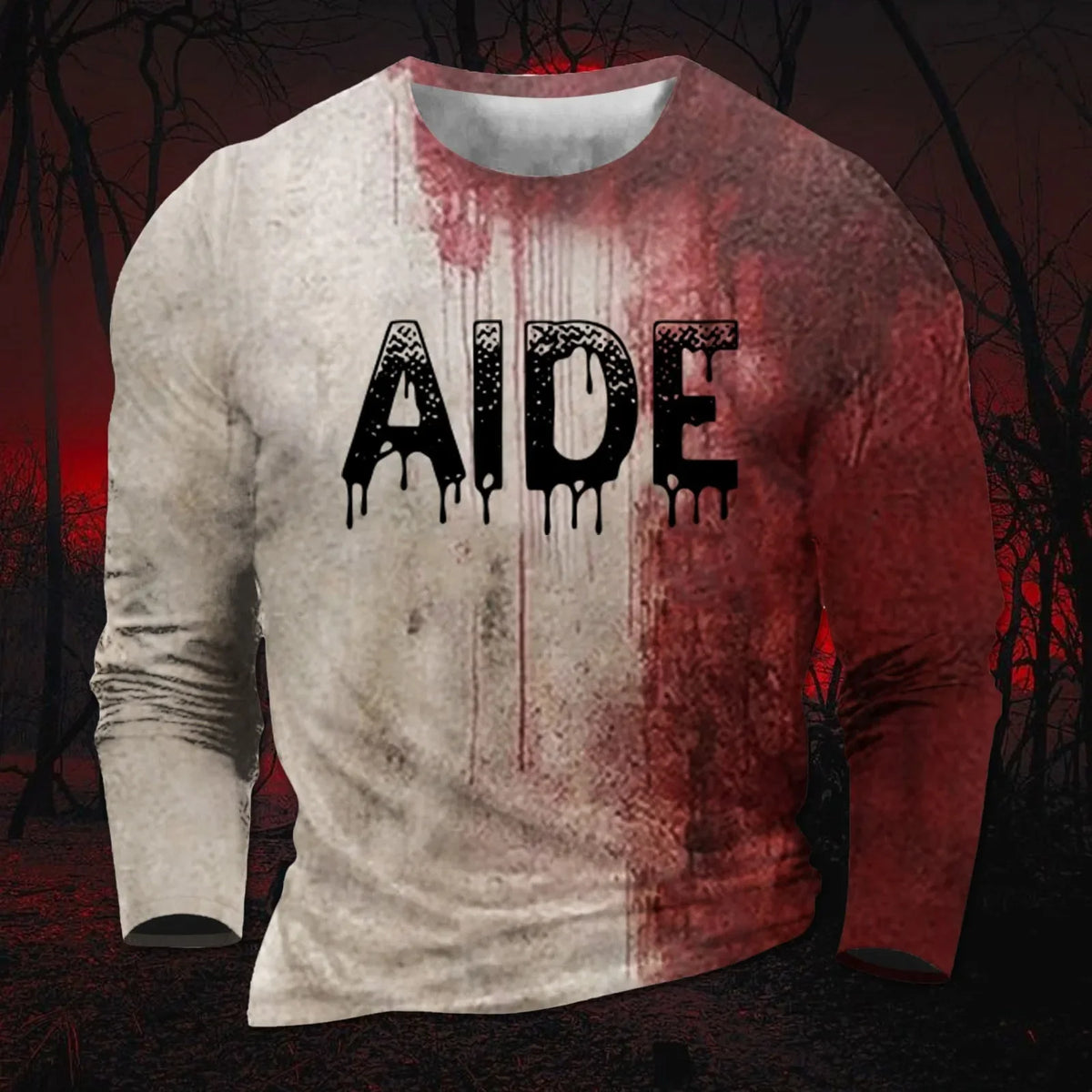I'M Fine Bloody Shirt Problem Print Playeras Para Hombres T Shirt Women Funny Halloween Blood Clothes Hoodie
