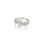 Stainless Steel Exaggerated Big Flower Rings For Women Gold Color Sunflower Finger Ring Female Fashion Aesthetic Jewelry Gift