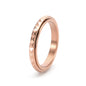 3mm Thin Stainless Steel Pyramids Spinner Ring Wedding Band for Women Girl Size 5-12