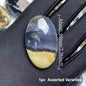1pc UV Reactive Volcano Agate Palm Stone, Glowing Green Fluorescent Crystal Home Decor, Tabletop Display, Holiday Gift