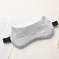 Cat Silk Sleep Eye Mask | Cute Light Blocking Eye Cover for Travel and Nap