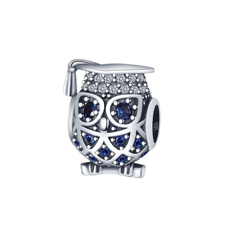 European Summer Blue Series Turtle Flower Pendant Fit S925 European 925 Sterling Silver Bracelet Bangles Necklace