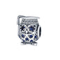 European Summer Blue Series Turtle Flower Pendant Fit S925 European 925 Sterling Silver Bracelet Bangles Necklace