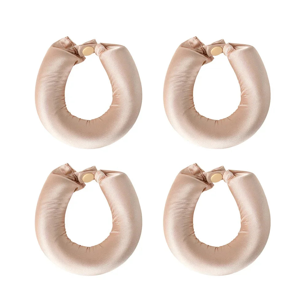 Satin Heatless Hair Curlers | Overnight Flexi Rods for Soft, No-Heat Curls