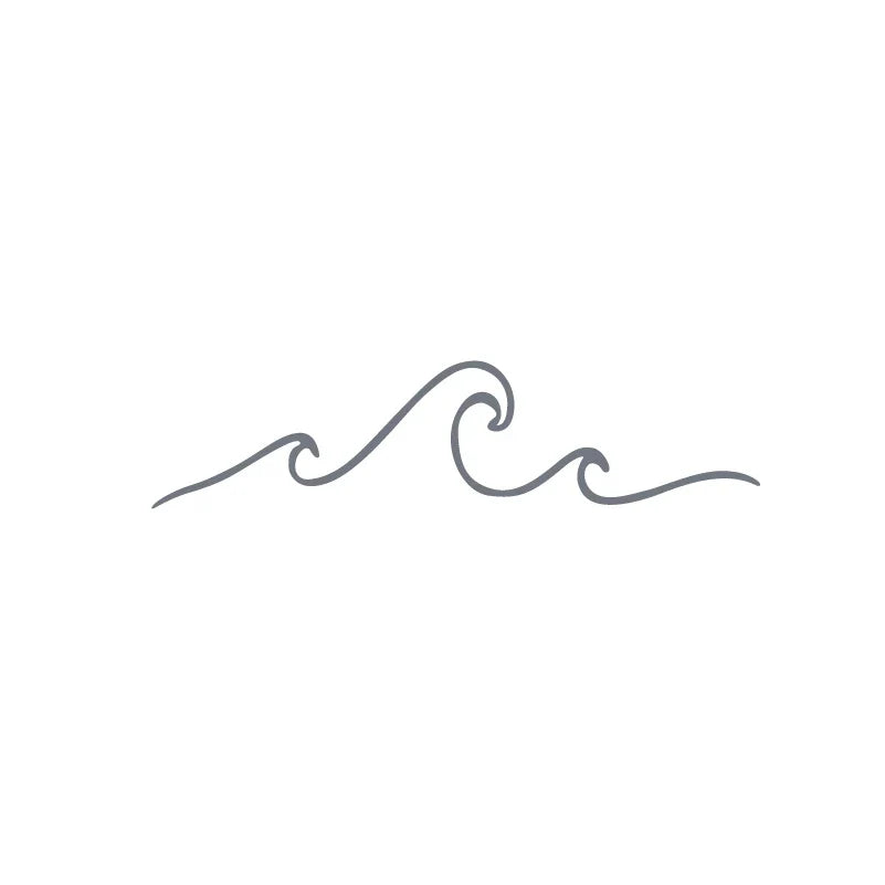 Sunset Over Ocean Scene RV Camper Decal | Beach Sunset Vinyl Sticker for Car Window Laptop Decor