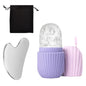 Ice Face Roller and Gua Sha Set | Stainless Steel Facial Massage Tools