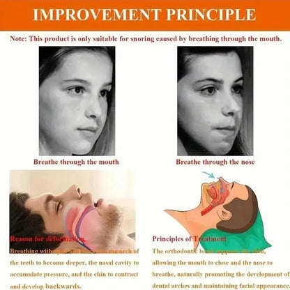 Anti-snoring Chin Strap | Open Mouth Corrector for Better Sleep