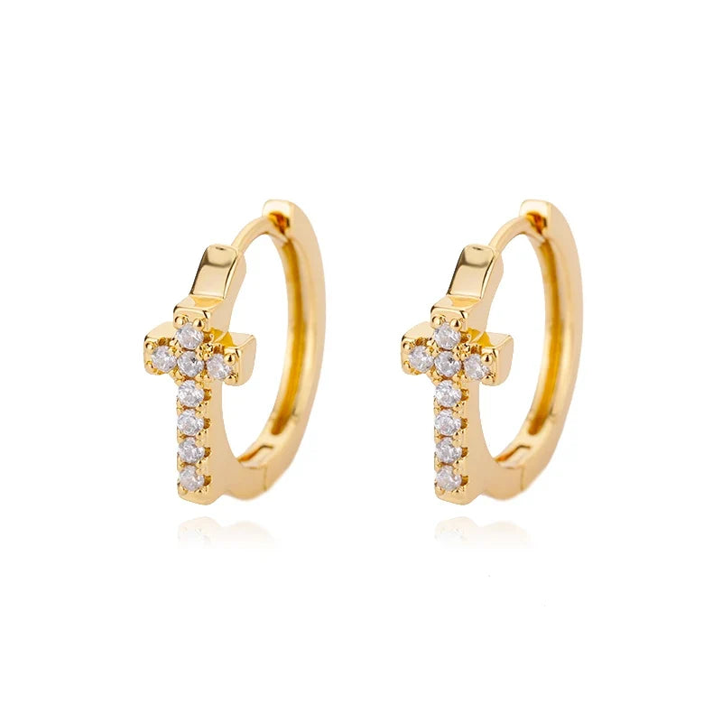 Trendy C-Shape Earrings For Women Stainless Steel Geometric Piercing Stud Earring 2024 New Fashion Party Jewelry Accessories