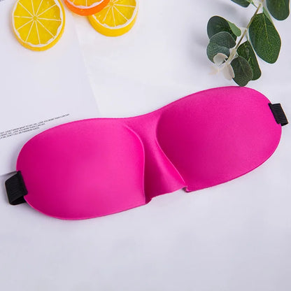 3D Sleeping Mask Eyepatch | Light Blocking Blindfold for Travel and Sleep