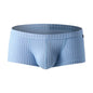 Mens Solid Color Trunks Underpants Pouch Enhancing Low Waist Sweat Breathable Shorts Underwear Comfort Panties Lingeries