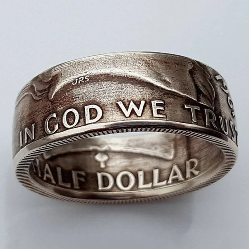 S925 Sterling Silver Vintage Embossed Ring for Women | Classic Wedding Band