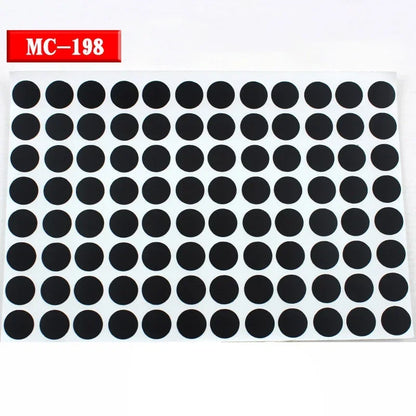96Pcs 15mm Wood Furniture Screw Cap Covers | Self-Adhesive Hole Stickers for Desk Cabinets