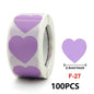 Thank You Stickers for Packaging | Heart Shaped Merci Stickers Bulk