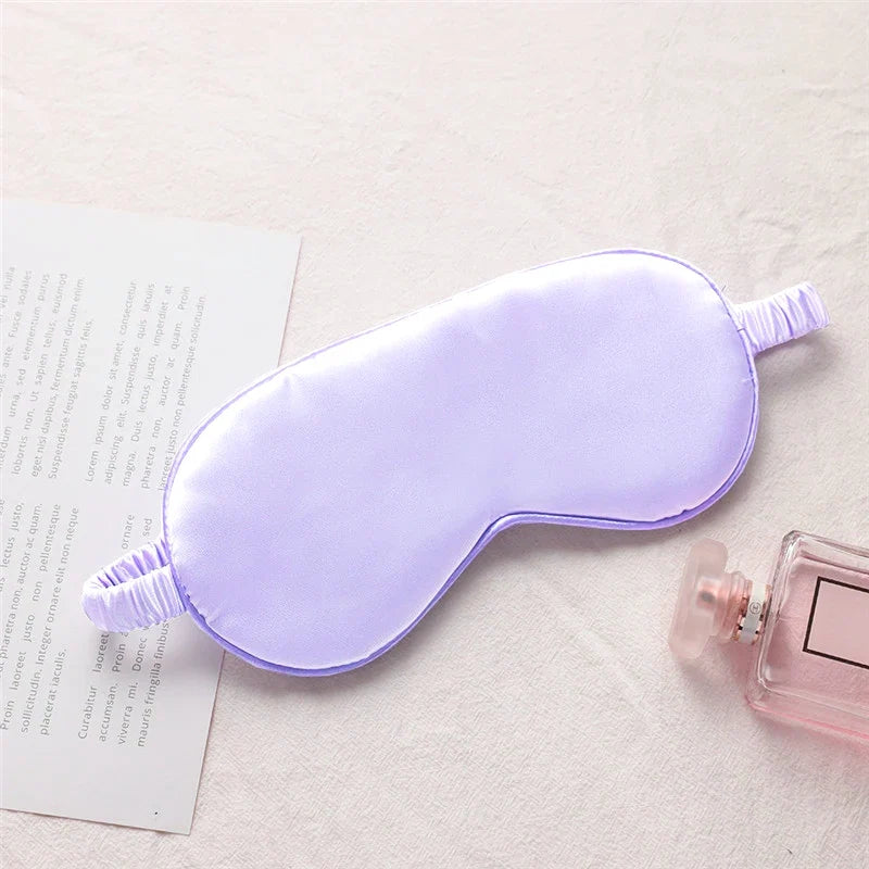 Imitated Silk Sleep Eye Mask | Soft Comfortable Sleeping Shield for Light Blocking