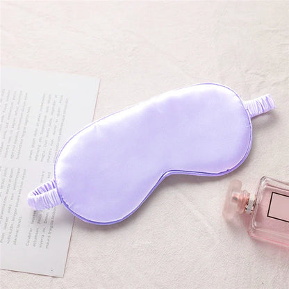 Imitated Silk Sleep Eye Mask | Soft Comfortable Sleeping Shield for Light Blocking
