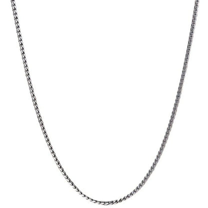 S925Silver Men's and Women's Cuban Chain Necklace 20IN/22IN Slim Style Trendy, Sophisticated Vintage-Inspired Collarbone Layerin