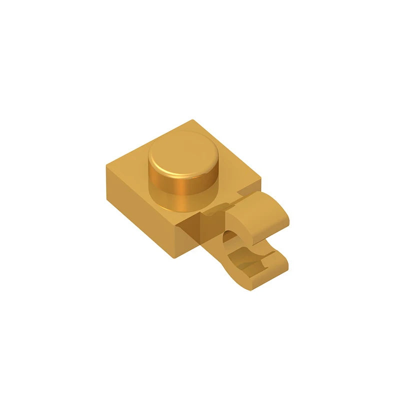 Gobricks GDS-813 1x1 Plate with Vertical Holder | Compatible with Lego 6019 and 61252