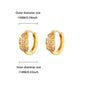 Cute Geometric Hoop Earrings for Women Stainless Steel Gold Color Cross Infinity Earrings 2025 Trend Piercing Wedding Jewelry