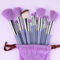 13-Piece Makeup Brush Set | Complete Eye Shadow, Concealer & Powder Brush Kit