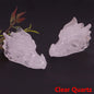 Dragon Head Statue Natural Gemstone - Clear Quartz