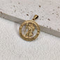 Hot Sale Religious 18K Gold Plated St.Christopher Necklace Stainless Steel Pendant Necklace For Men Women Jewelry Gift