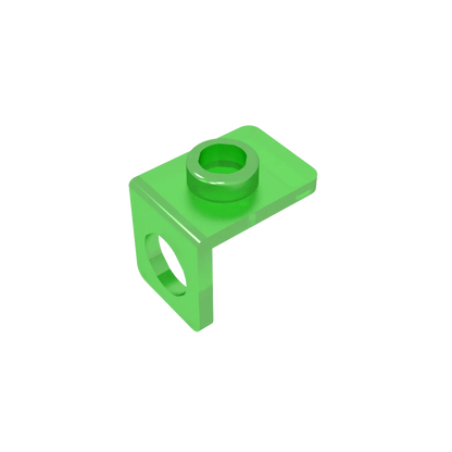 Gobricks GDS-1165 Minifig Neck Bracket with Back Stud | Thin Back Wall Building Block