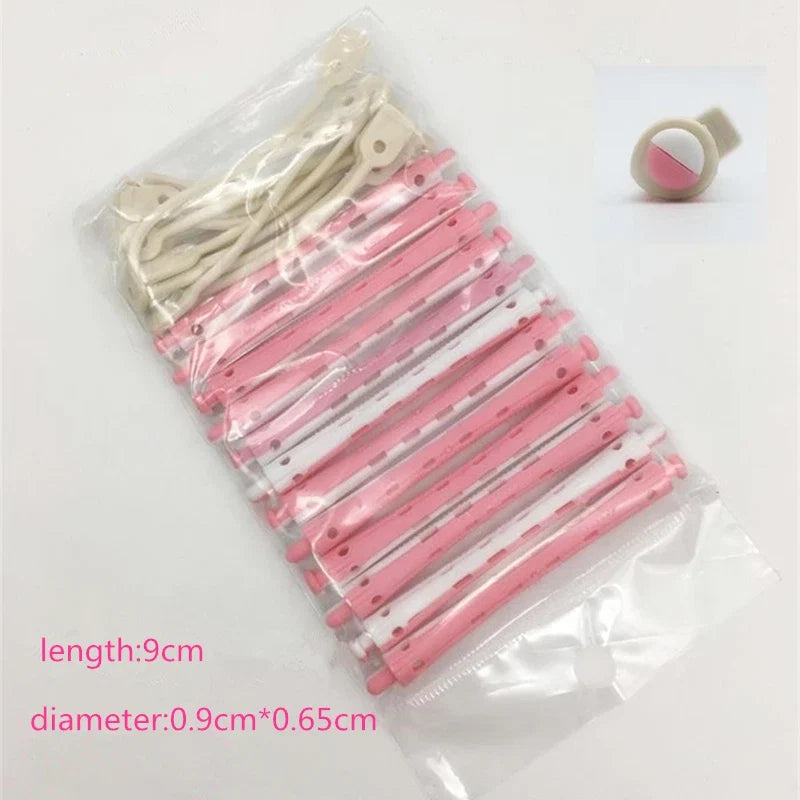 12pcs Heatless Hair Curler Set | No Heat Soft Flexi Rods for Natural Curls