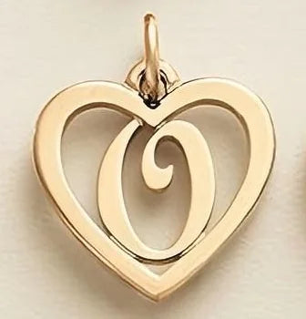 SUNIBI Stainless Steel Letter Heart Shape Hollow Pendant Charm for Bracelet Necklaces  for Women DIY Jewelry Making