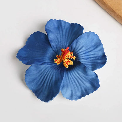 Hawaiian Flower Hair Clips for Summer | 2 or 5 Pack Tropical Hair Accessories