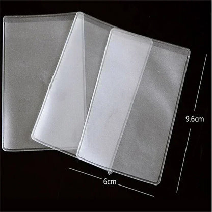Transparent PVC ID Card Holder | Waterproof Credit Card Protector Pouch