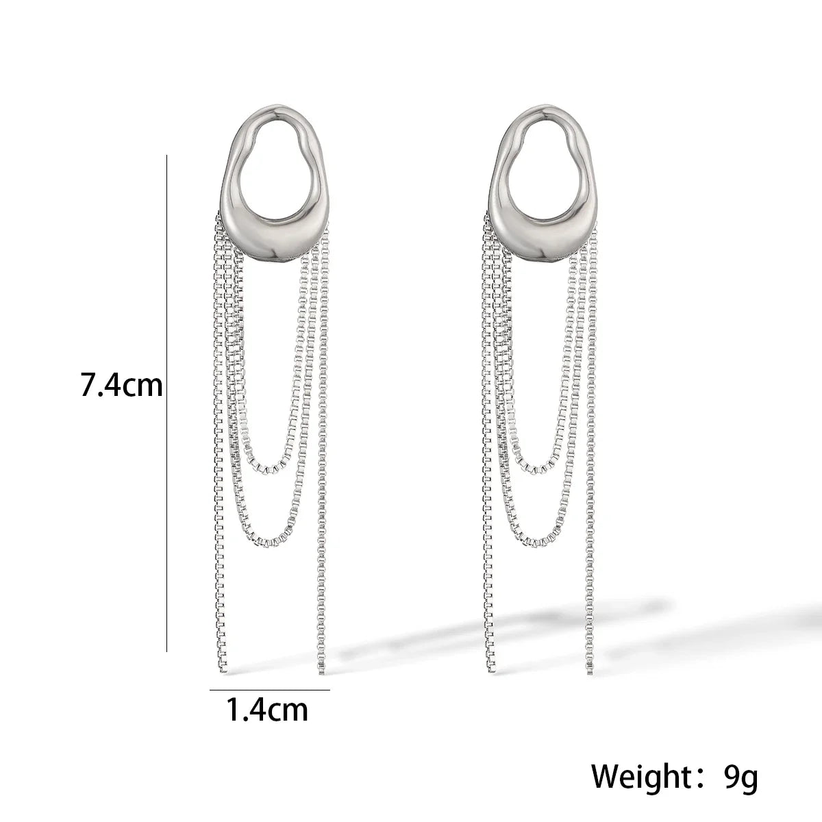 NEWBUY New Arrival INS Tassels Drop Earrings For Women Girls,High Quality Daily Jewelry Perfect For Everyday Wear
