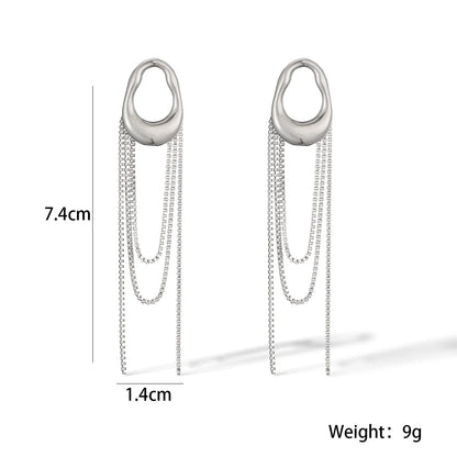 NEWBUY New Arrival INS Tassels Drop Earrings For Women Girls,High Quality Daily Jewelry Perfect For Everyday Wear