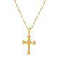 Cross Goddess Pendant Necklace for Women Stainless Steel 316L Gold Color Necklace 2025 New Party Jewelry Aesthetic Accessories