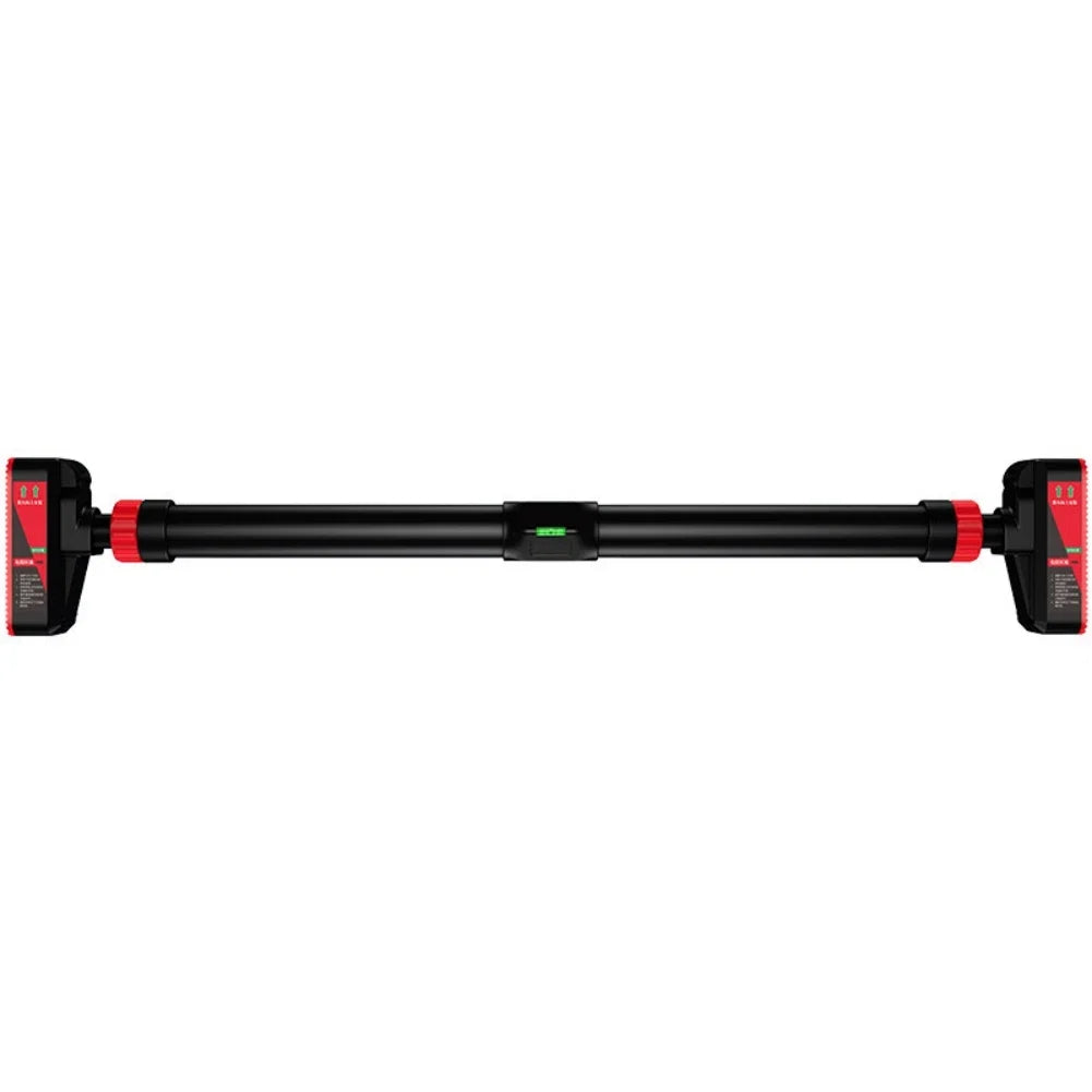 Strength Training Pull-up Bars with Level Gauge 69-92cm Adjustable Width 200kg Max Load Capacity Chin Up Bar For Doorway