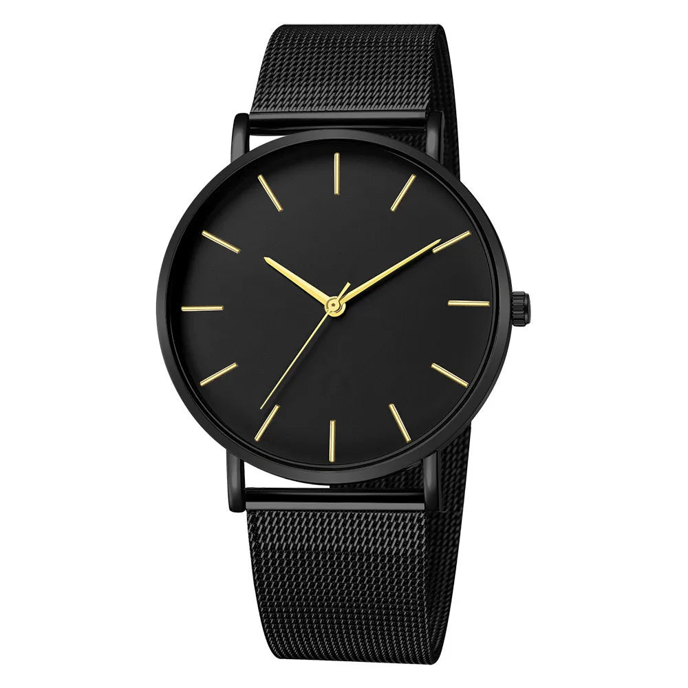 RUNERR Ultra Thin Quartz Watch | Minimalist Business Casual Mesh Strap