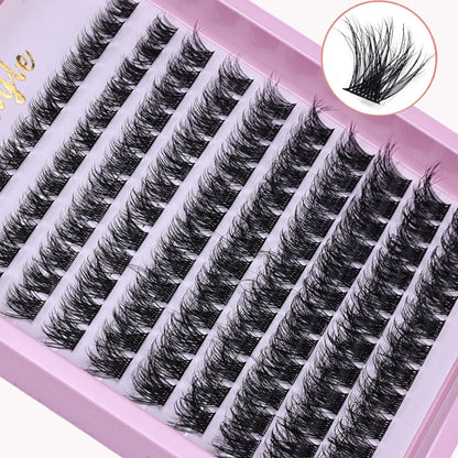 120pcs Cluster Lashes 10-16mm | Wispy D Curl Fluffy Individual Eyelashes for Natural Look