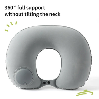 Ergonomic Inflatable Neck Pillow | Balanced Support for Travel