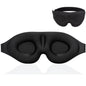 3D Contoured Sleep Mask | Memory Foam Blackout Eye Shade for Deep Rest