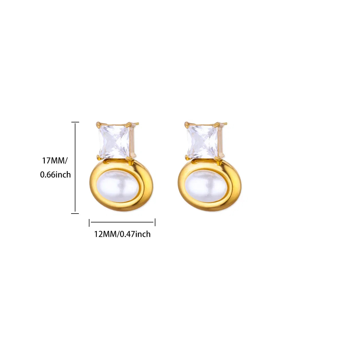 Elegant Imitation Pearl Earrings for Women Stainless Steel Heart Butterfly Shell Drop Earrings Luxury Aesthetic Jewelry Gift