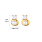 Elegant Imitation Pearl Earrings for Women Stainless Steel Heart Butterfly Shell Drop Earrings Luxury Aesthetic Jewelry Gift